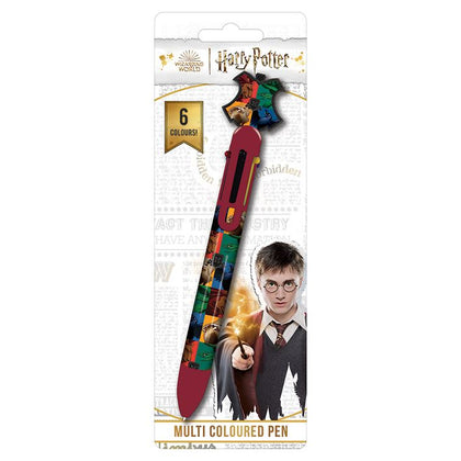 Penna - Harry Potter - Intricate Houses Multi Colour Pens