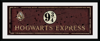 Quadro - Harry Potter - Hogwarts Express (Stampa In Cornice 75x30 Cm)