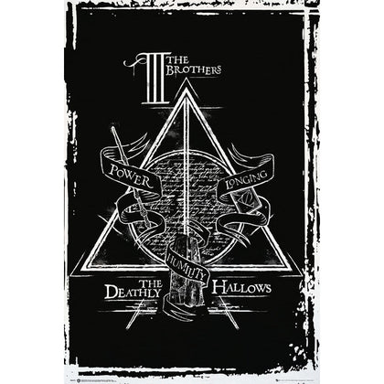 Poster - Harry Potter - Deathly Hallows Graphic