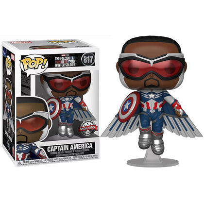 FUNKO POP - MARVEL - FALCON AND THE WINTER SOLDIER - 817 CAPTAIN AMERICA (EXCL) 9CM