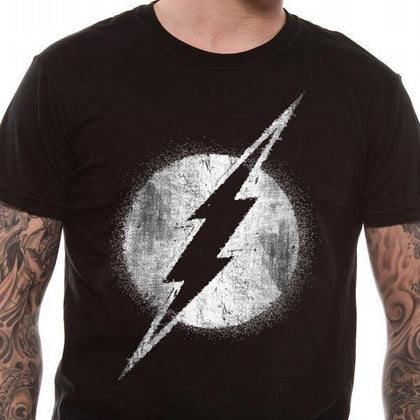 T-Shirt - Flash - Logo Mono Distressed