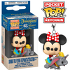 Portachiavi - Funko Pop Pocket - Disneyland 65Th Anniversary - Dumbo The Fliyng Elephant And Minnie Mouse