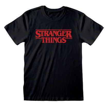 T-Shirt - Stranger Things - Logo Black