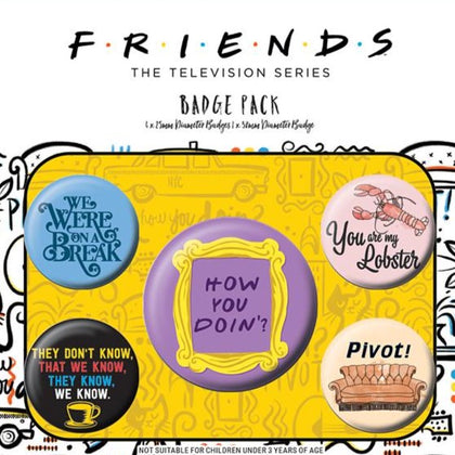 Spille - Friends - Quotes (Pin Badge Pack)