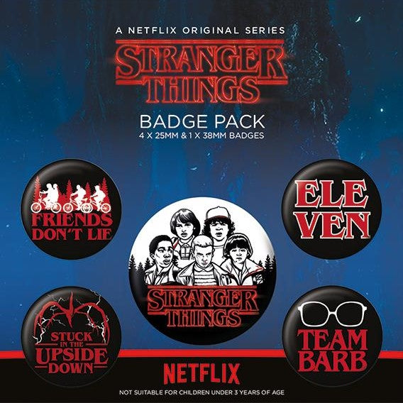 Spille - Stranger Things - (Characters) Badge Pack