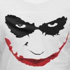 T-Shirt - Batman - Joker Smile Outline