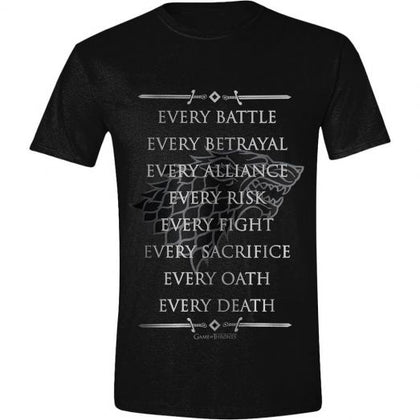 T-Shirt - Game Of Thrones - Every Fight Black