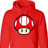 Felpa - Nintendo - Super Mario - Power Up Mushroom - Felpa Con Cappuccio Unisex