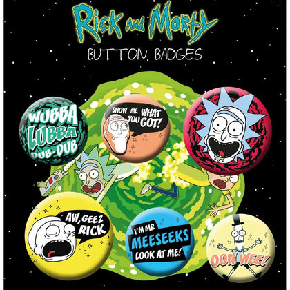 Spille - Rick & Morty - Mix 1 (Badge Pack)