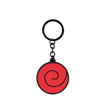 Portachiavi - Naruto Shippuden - Rubber Keychain Black 01