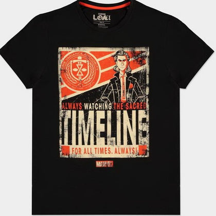 T-Shirt - Marvel - Loki - Timeline Poster Black