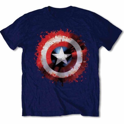 T-Shirt - Captain America - Splat Shield