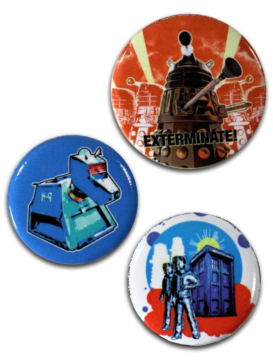 Spille - Badge - Doctor Who - Retro