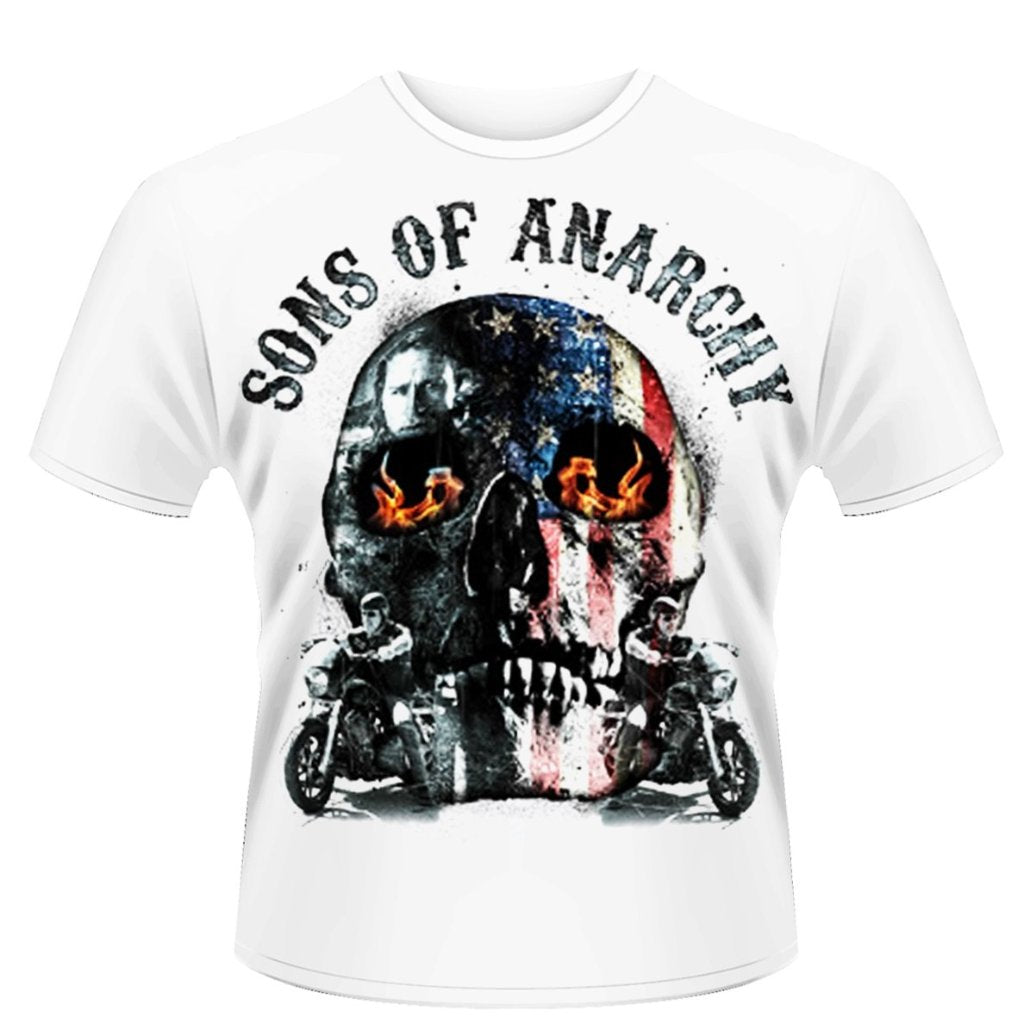 T-Shirt - Sons Of Anarchy - Flame Skull