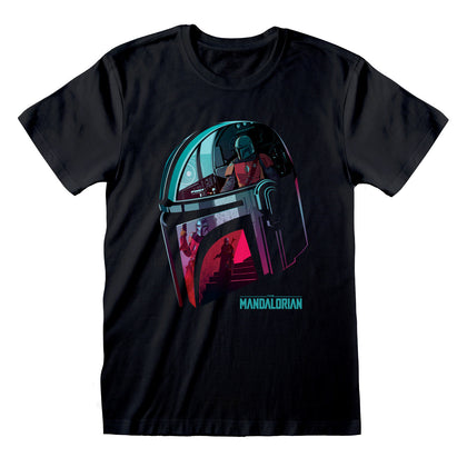 T-Shirt - Star Wars - The Mandalorian - Helmet Reflection