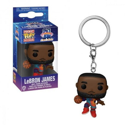 PORTACHIAVI - SPACE JAM - A NEW LEGACY - POP FUNKO VINYL KEYCHAIN LEBRON JAMES 4CM