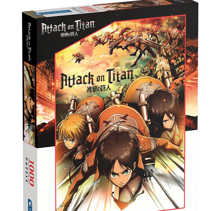 Puzzle - Attack On Titan - Clementoni Puzzle Made In Italy 1000 Pz