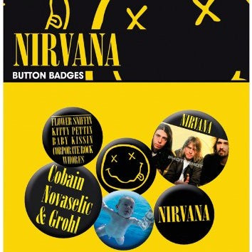 Spille - Badge - Nirvana - Smiley