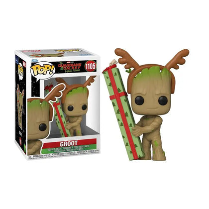 Funko Pop - Marvel - Guardians Of The Galaxy - Holiday Special - Groot (Vinyl Figure 1105)