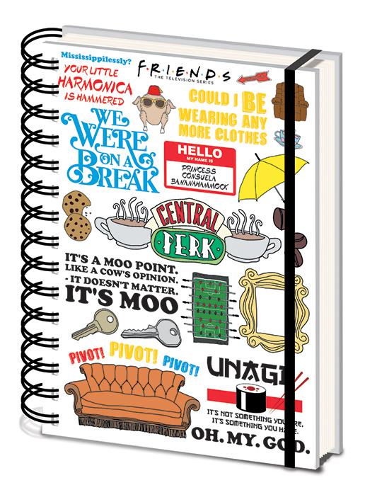 Quaderno - Friends - Infographic A5 Notebook