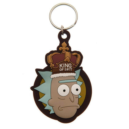 Portachiavi - Rick And Morty (King Of S**T) Rubber Keychain