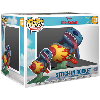 FUNKO POP - DISNEY - LILO & STITCH - POP FUNKO VINYL FIGURE 102 STITCH IN ROCKET 20CM