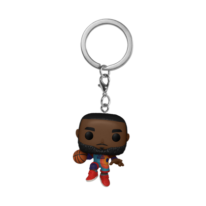 PORTACHIAVI - SPACE JAM - A NEW LEGACY - POP FUNKO VINYL KEYCHAIN LEBRON JAMES 4CM