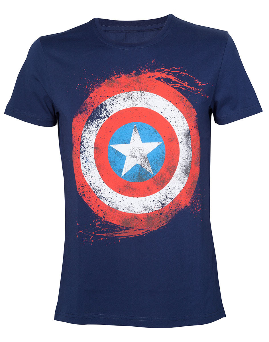 T-Shirt - Captain America - Shield Blue