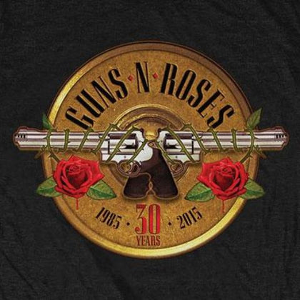 T-Shirt - Guns N' Roses - 30th Photo Logo