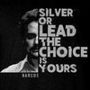 T-Shirt - Narcos - Silver Or Lead