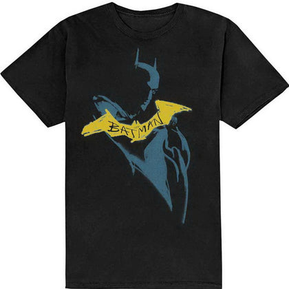 T-Shirt - Dc Comics - The Batman Yellow Sketch