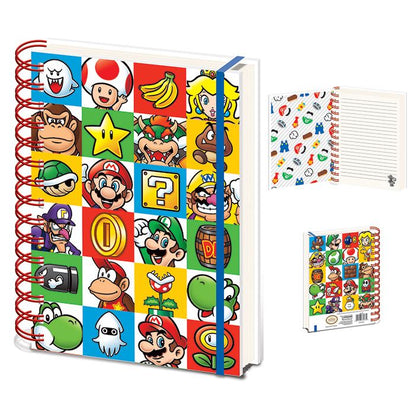 Quaderno - Nintendo - Super Mario -A5 Wiro Notebook
