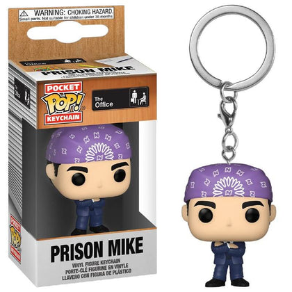 PORTACHIAVI - THE OFFICE - POP FUNKO VINYL KEYCHAIN PRISON MIKE 4CM