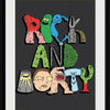 Quadro - Rick And Morty - Letters (Stampa In Cornice 30x40cm)