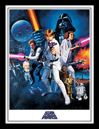 Quadro - Star Wars A New Hope (Stampa In Cornice)