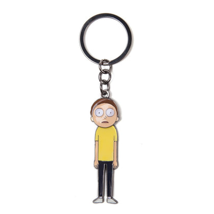 Portachiavi - Rick And Morty - Morty With Movable Head Metal Multicolor