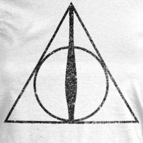 T-Shirt - Harry Potter - Deathly Hallows Symbol (Donna)