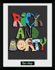 Quadro - Rick And Morty - Letters (Stampa In Cornice 30x40cm)