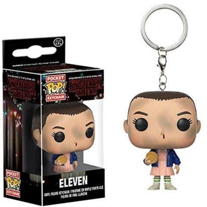 PORTACHIAVI - POP FUNKO KEYCHAIN - STRANGER THINGS - ELEVEN 4CM