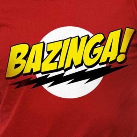 T-Shirt - Big Bang Theory - Bazinga!