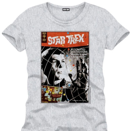 T-Shirt - Star Trek - Poster Grey