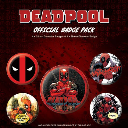Spille - Marvel - Deadpool - (Pin Badge Pack)