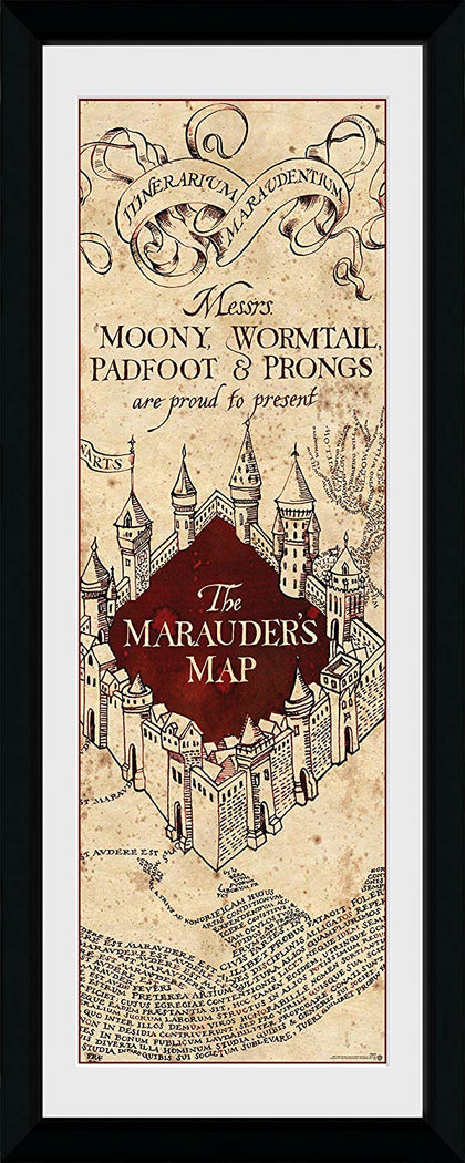 Quadro - Stampa In Cornice - Harry Potter - Marauders Map