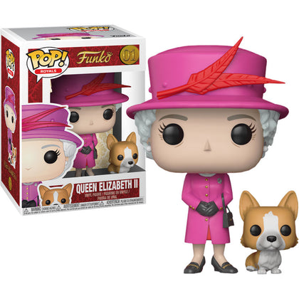 FUNKO POP - ROYAL FAMILY - 01 QUEEN ELIZABETH II 9CM