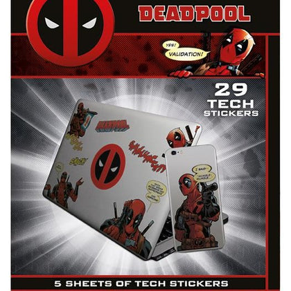 Adesivi - Marvel - Deadpool - Tech Sticker Pack