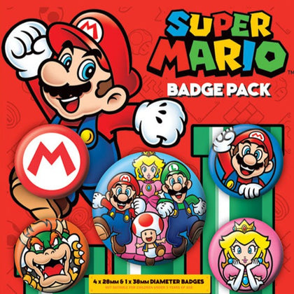 Spille - Badge - Super Mario Bros
