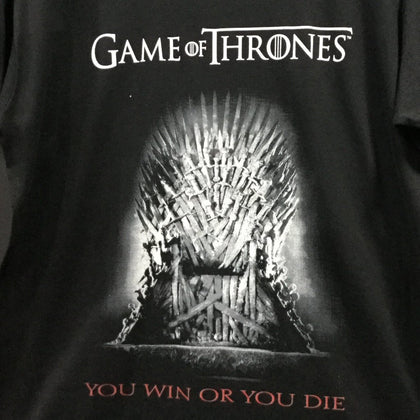 T-Shirt - Game of Thrones - You Win Or You Die - Trono