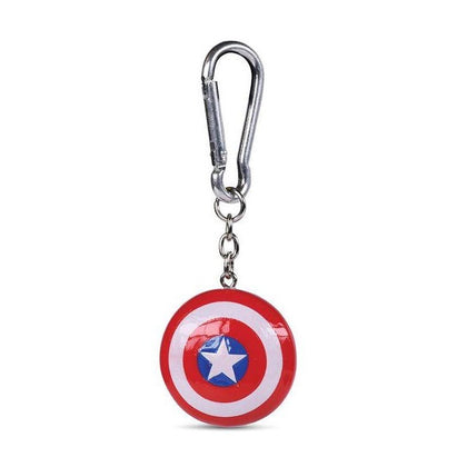 Portachiavi - Marvel - Captain America - Shield -3D Keychain- (Portachiavi)