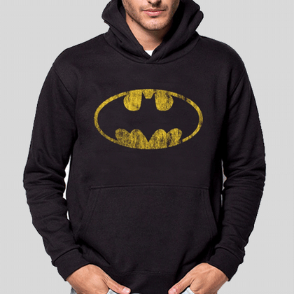 Felpa - Dc - Batman - Logo Distressed