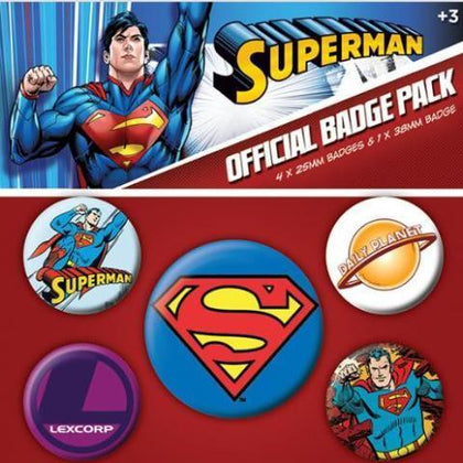 Spille - Badge Pack - Dc Comics - Superman